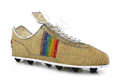 Shoe - Soccer Cleat, Beaded