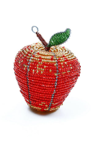 Red/Gold Apple Small handcrafted in Afica