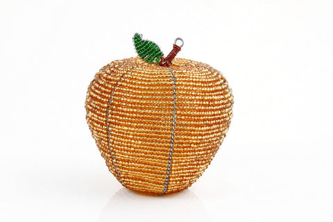 Small Beaded African Apple in Gold